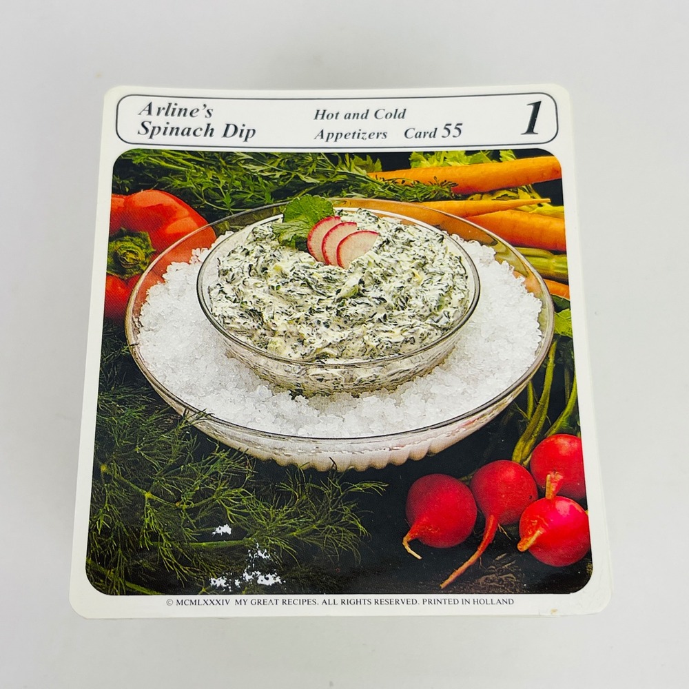 My Great Recipes Card Collection 1984 Retro Cooking Ephemera Good 370 Cards